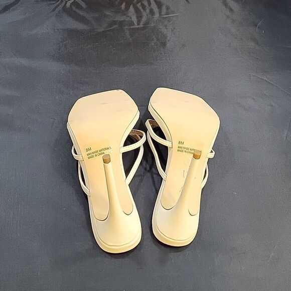 BRAND NEW FASHION NOVA HIGH HEEL STILETTOS SQUARE TOE SANDAL - Picture 15 of 16